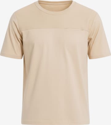 Ombre Shirt in Beige: front