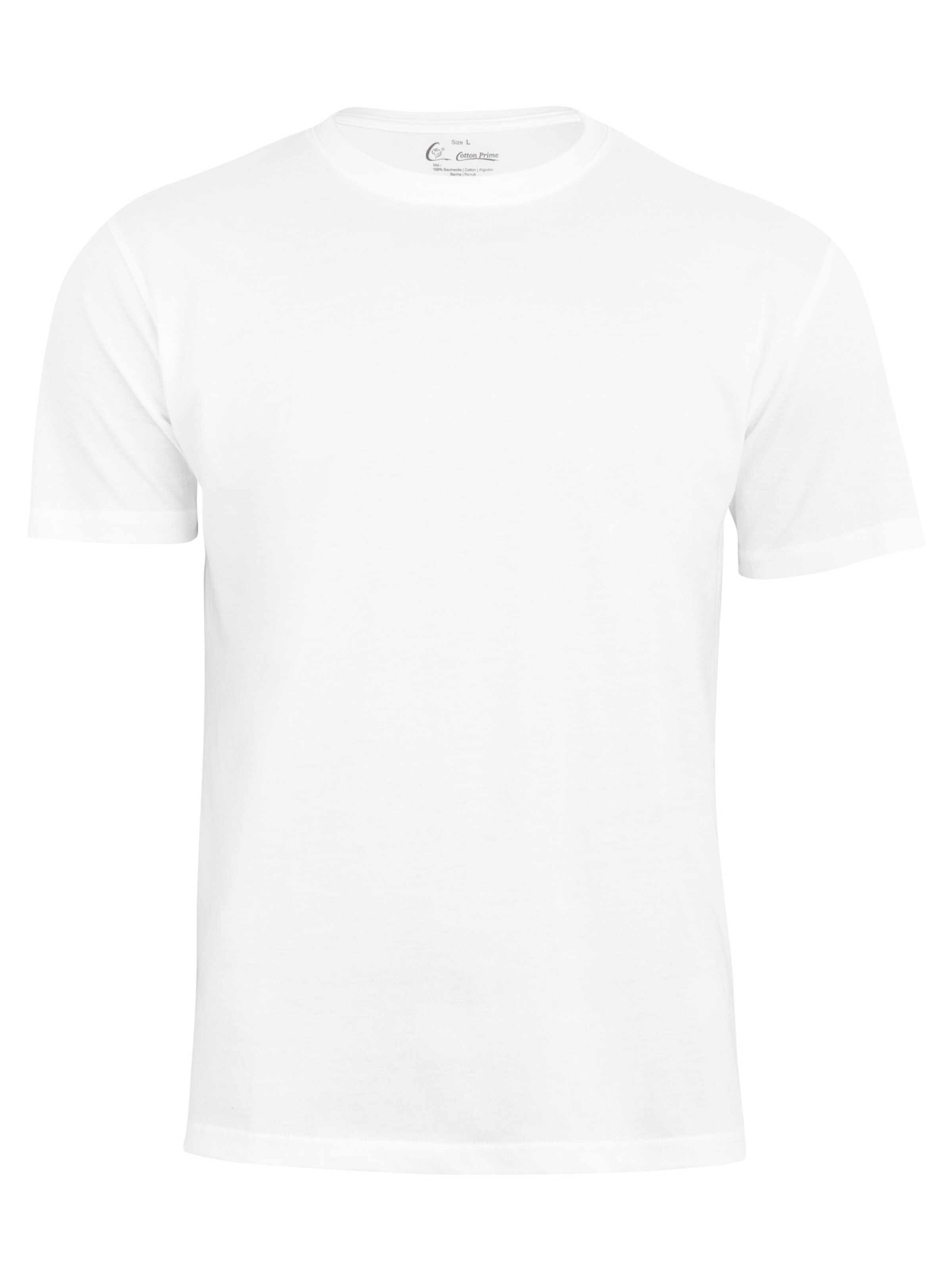 Cotton Prime - Camisa em branco: frente