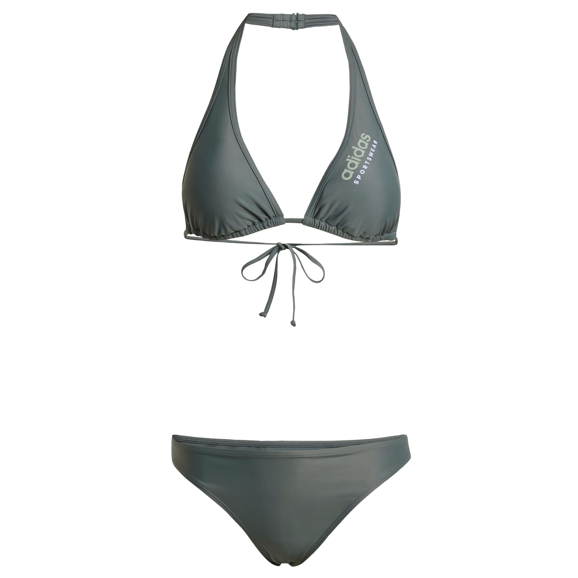 ADIDAS SPORTSWEAR Triangel Sportbikini 'Padded Sportswear Neckholder' in Groen: voorkant