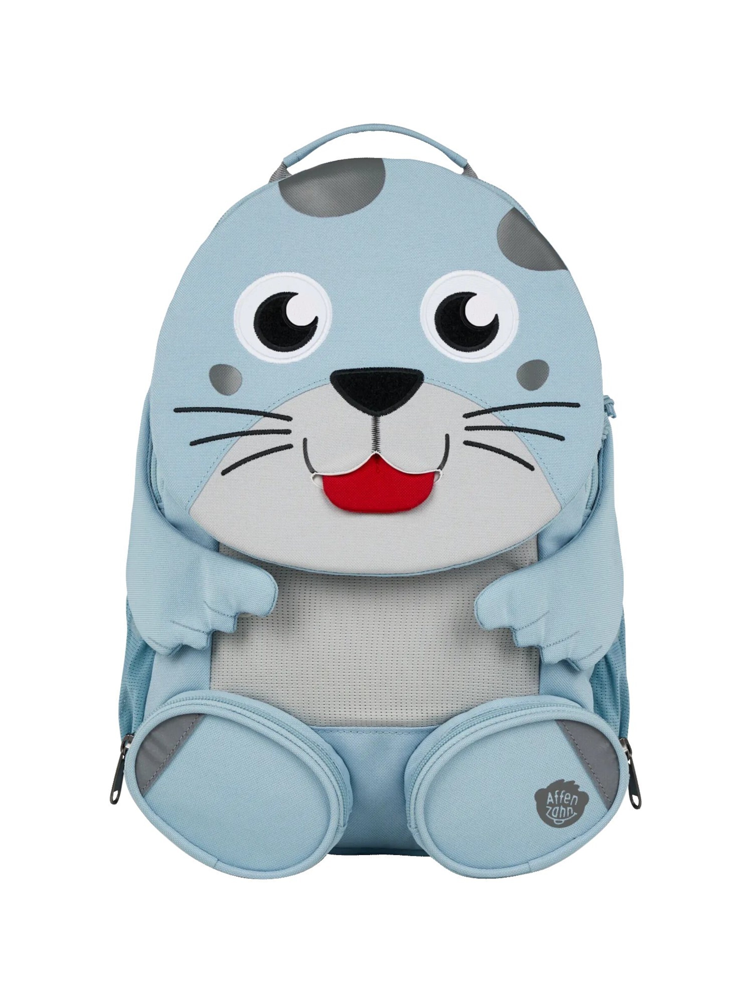 Affenzahn Backpack 'Großer Freund' in Blue: front