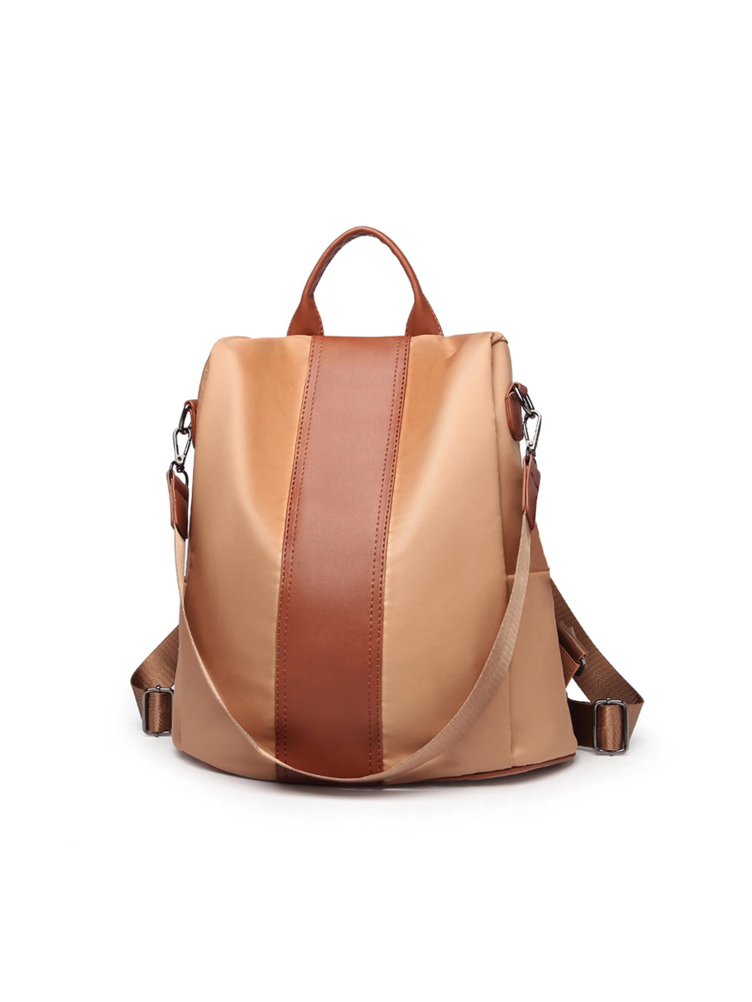 Miss Lulu Backpack in Brown: front