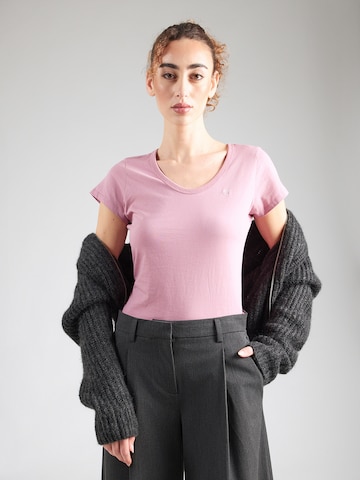 G-STAR T-shirt i rosa: framsida