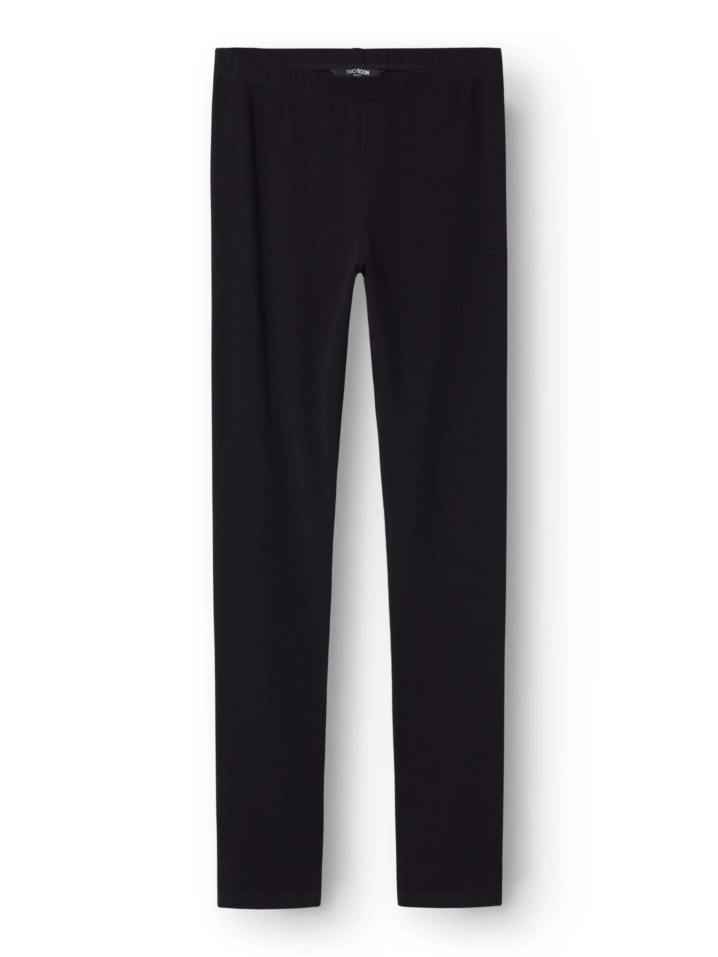 TWO SOON Скинни Леггинсы в Черный