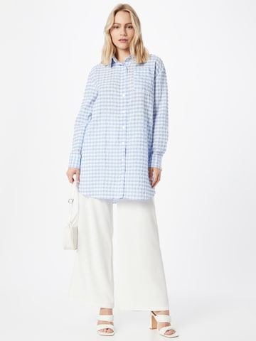 Nasty Gal Bluse 'Gingham' in Blau