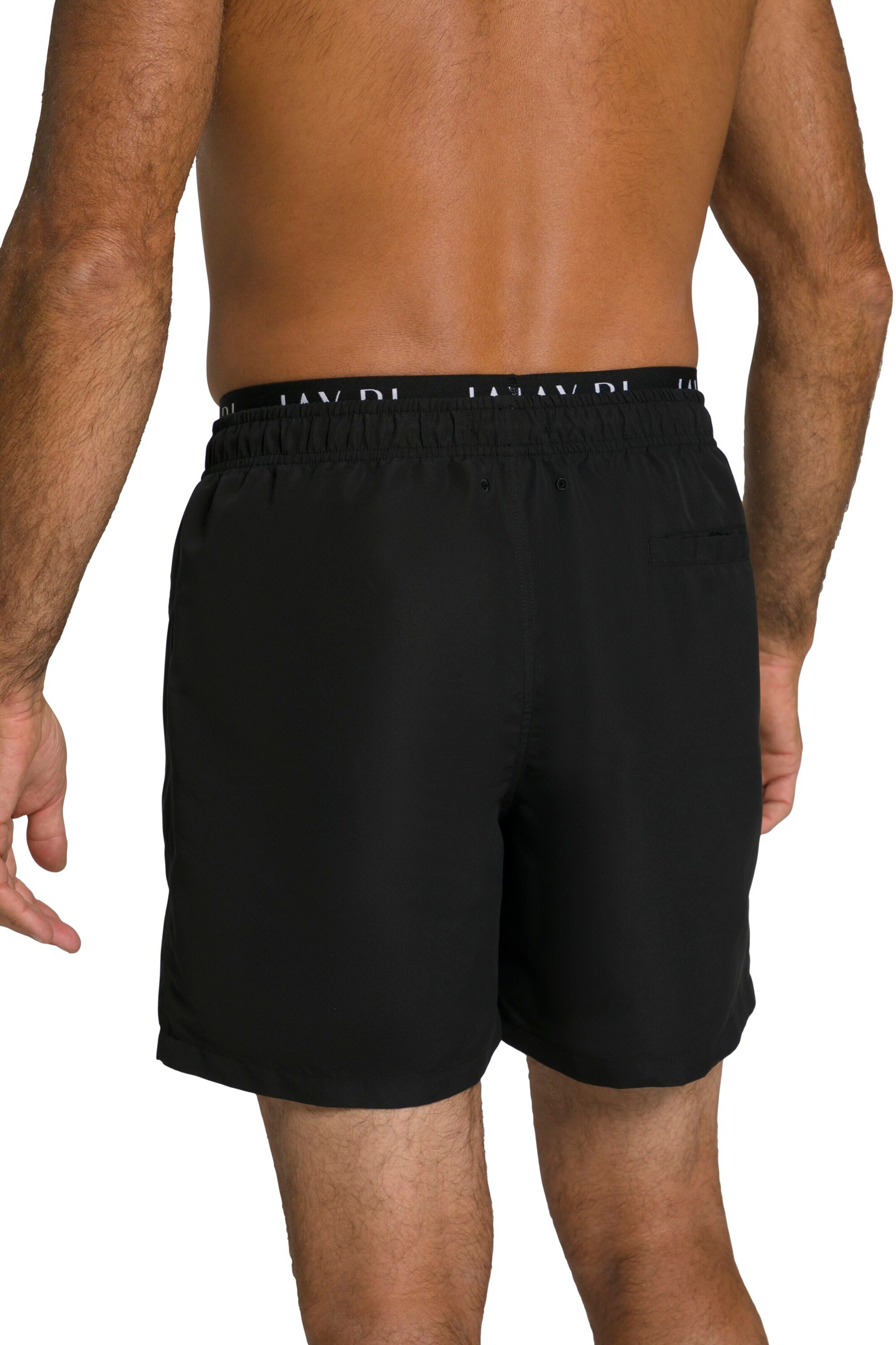 JAY-PI Badeshorts in Schwarz