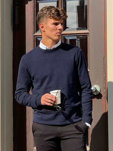 TEESHOPPEN - Jersey ' Pullover ' en azul