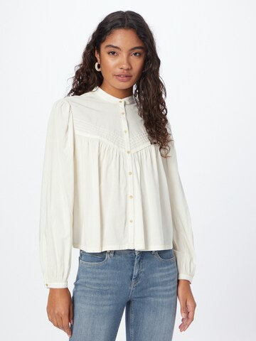 SCOTCH & SODA Blouse in Wit: voorkant