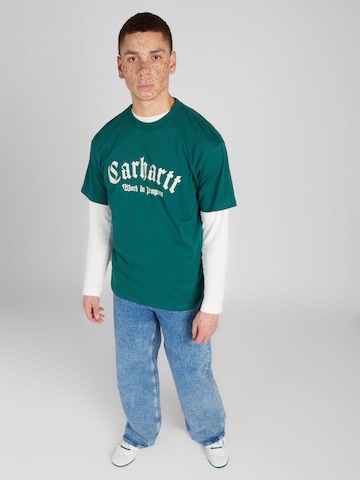 zaļš Carhartt WIP T-Krekls 'Onyx'