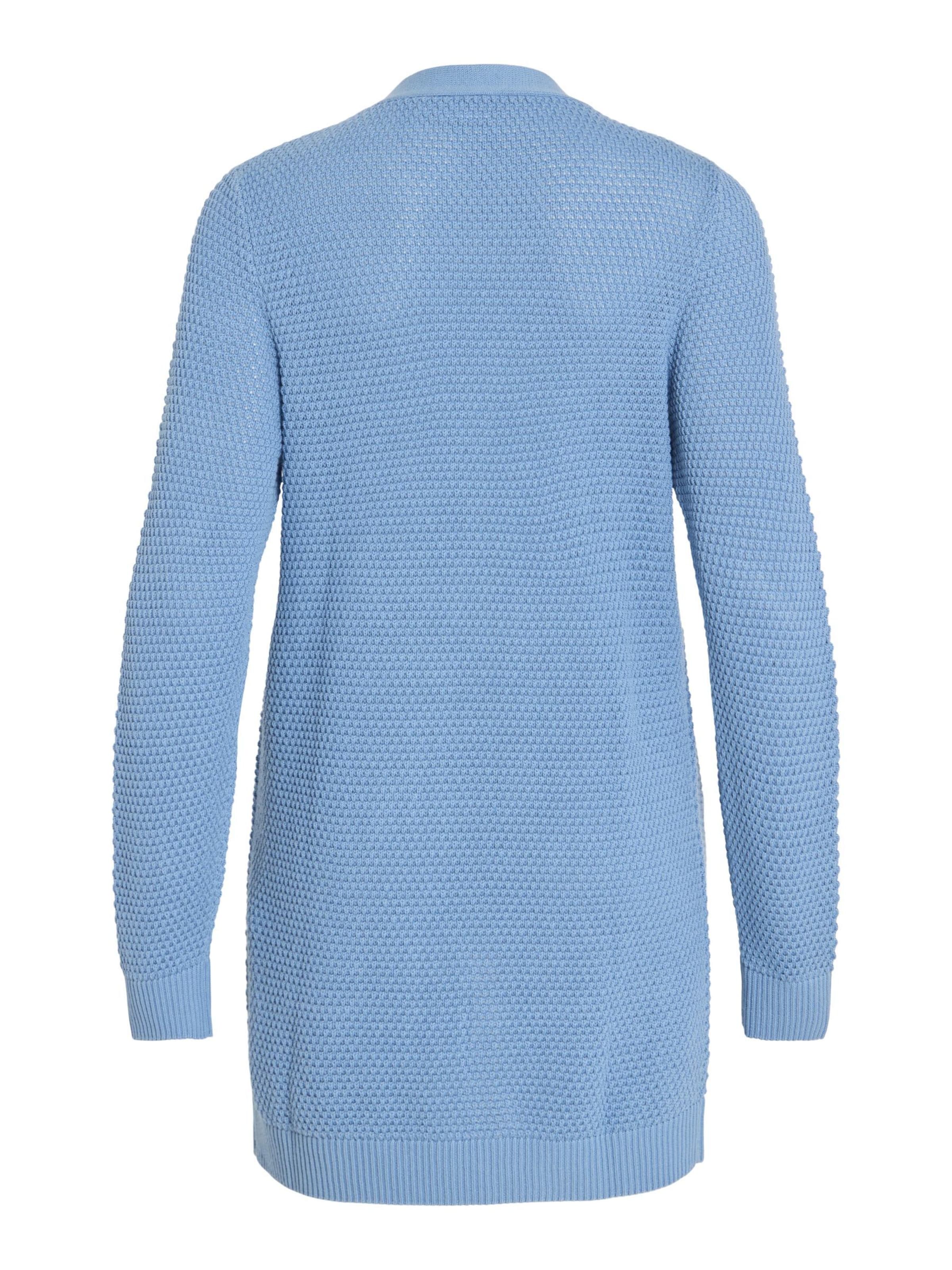 VILA Плетена жилетка 'VIDalo' в синьо