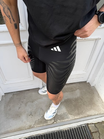 ADIDAS PERFORMANCE Skinny Športne hlače 'Adizero Control' | črna barva
