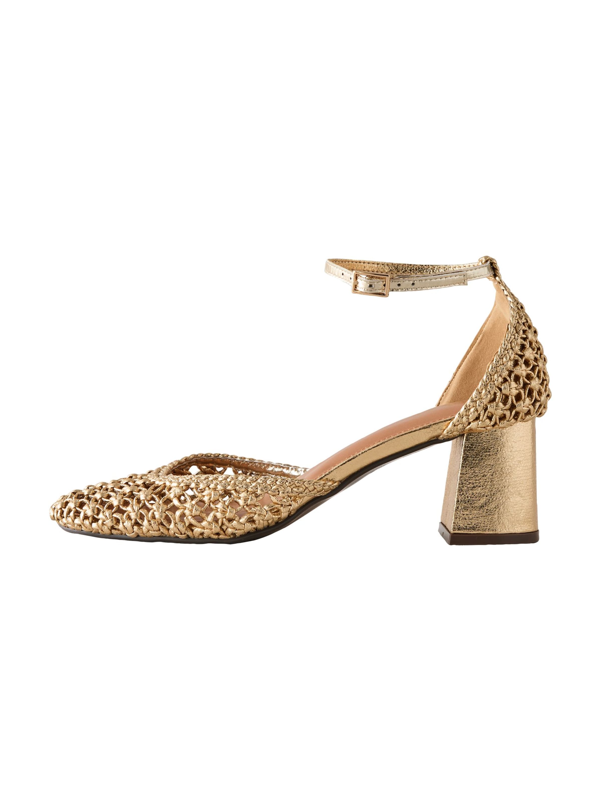 Next Slingpumps 'Forever Comfort®' in Gold: Vorderseite
