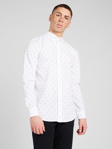 ESPRIT Slim Fit Риза в бяло: отпред