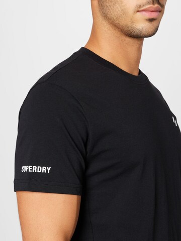 Tricou funcțional de la Superdry pe negru