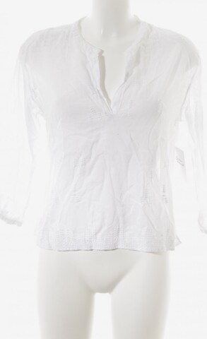 House Of Harlow 1960 Langarm-Bluse in S in White: front