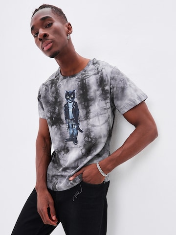 CAT by Maniita Lacitta Shirt in Grijs: voorkant