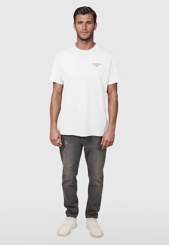 Maglietta 'Shört Freu Dich' di Kleinigkeit in bianco