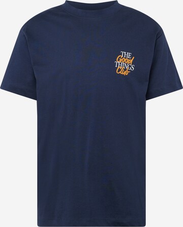 T-Shirt 'HARLOW' JACK & JONES en bleu : devant