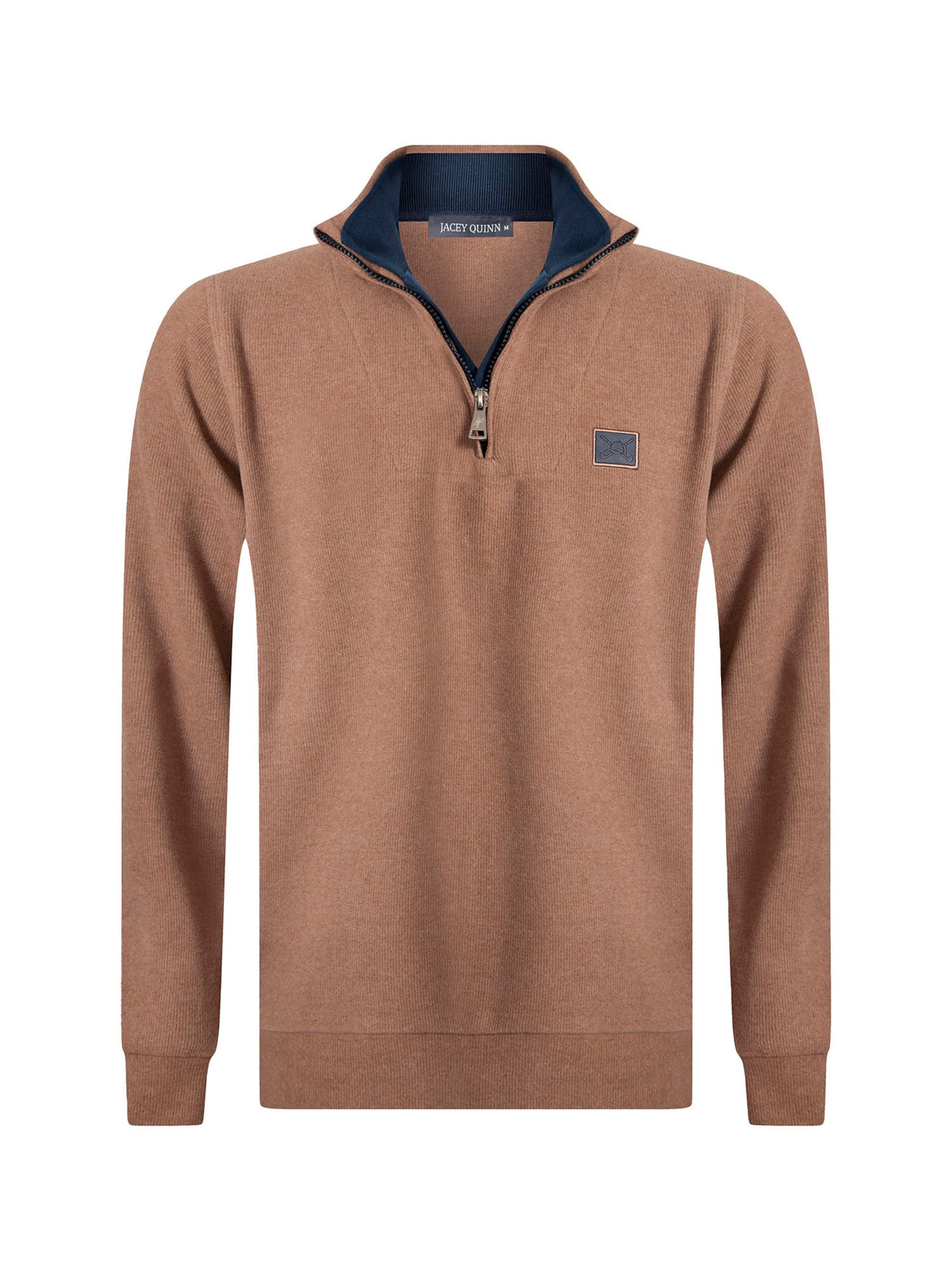 Jacey Quinn Bluzka sportowa w kolorze brązowy: przód