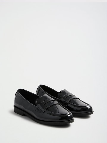 Chaussure basse love & roses en noir