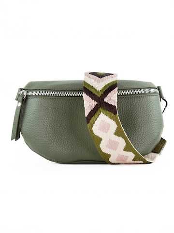 lePelou - Riñonera 'JUNA small' en verde: frente