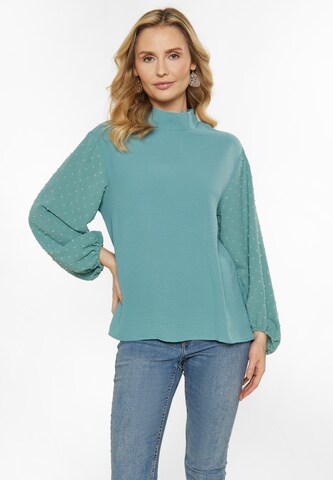 usha FESTIVAL - Blusa em verde: frente