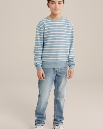 WE Fashion Sweater in Blue