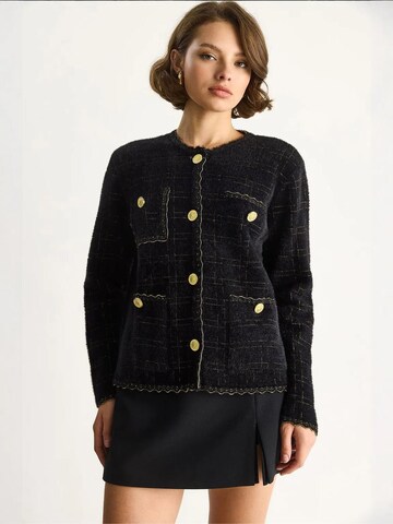 Bianco Lucci Strickjacke in Schwarz