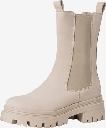 TAMARIS Chelsea Boots in Beige: front