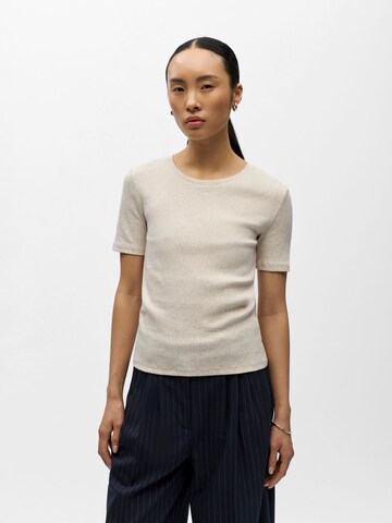 OBJECT Shirt 'OBJMoli' in Beige: front