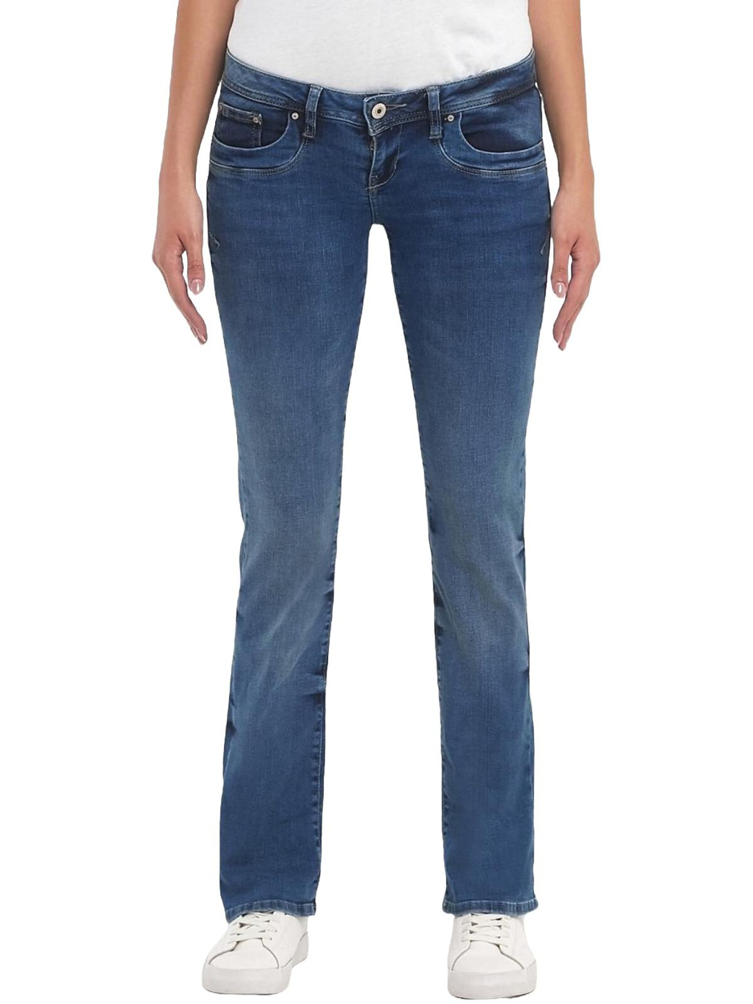 LTB Jeans - Bootcut Vaquero 'LTB Jeans Damen Valerie Jeanshose mit mittelhohem Bund und kurzem Bein' en verde