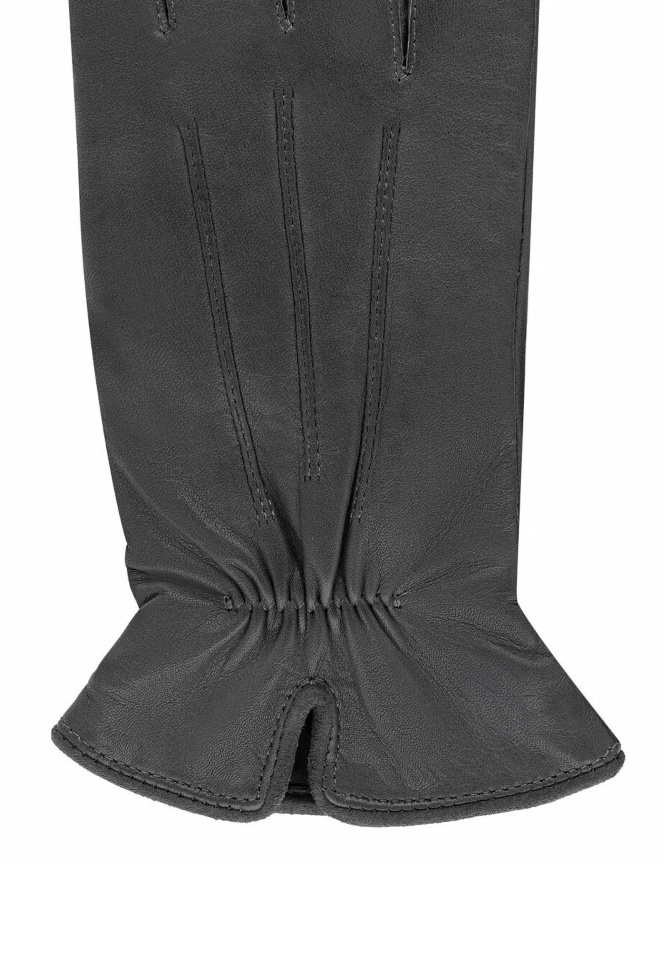 Roeckl Lederhandschuhe 'ANTWERPEN PLAIN' in Grau