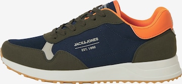 JACK & JONES Matalavartiset tennarit 'JFWBEECH' värissä sininen: etupuoli