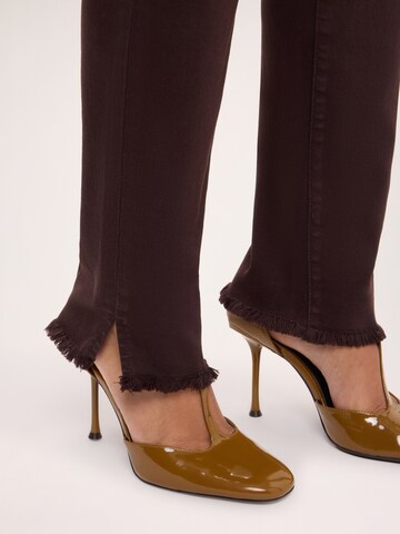 Fiorella Rubino Skinny Broek in Bruin