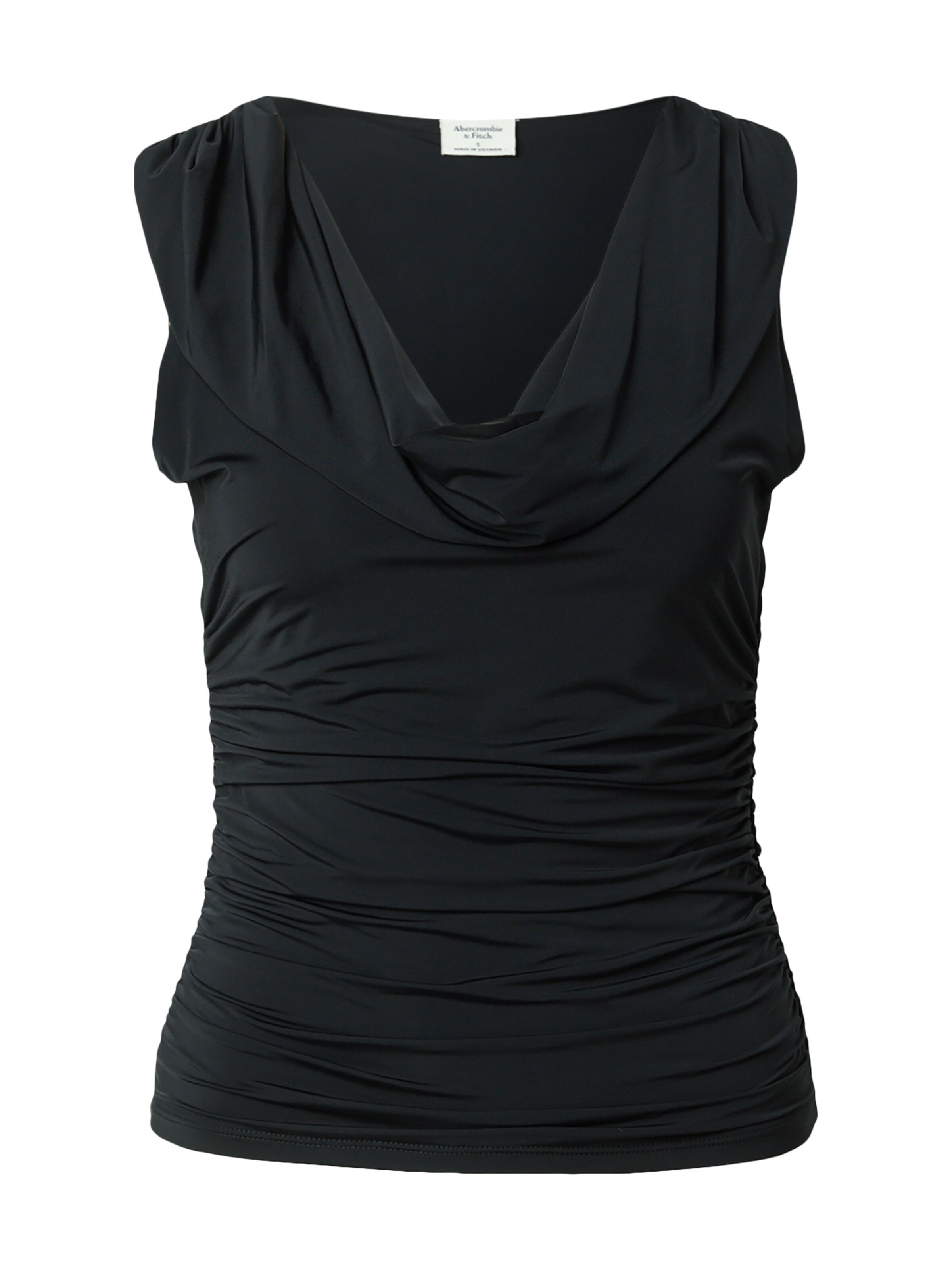 Abercrombie & Fitch Top in Schwarz: Vorderseite