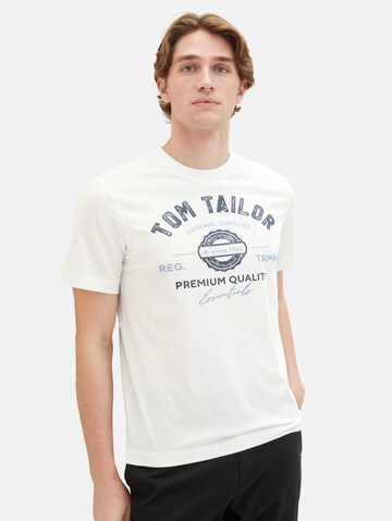 TOM TAILOR T-Shirt in Weiß