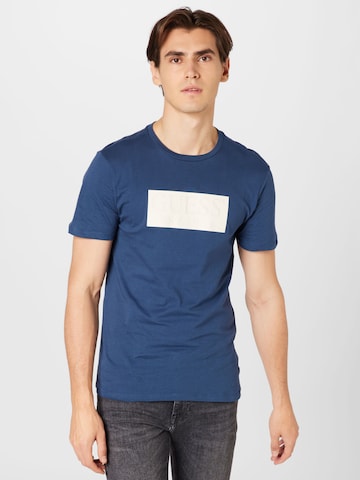 GUESS Shirt in Blauw: voorkant