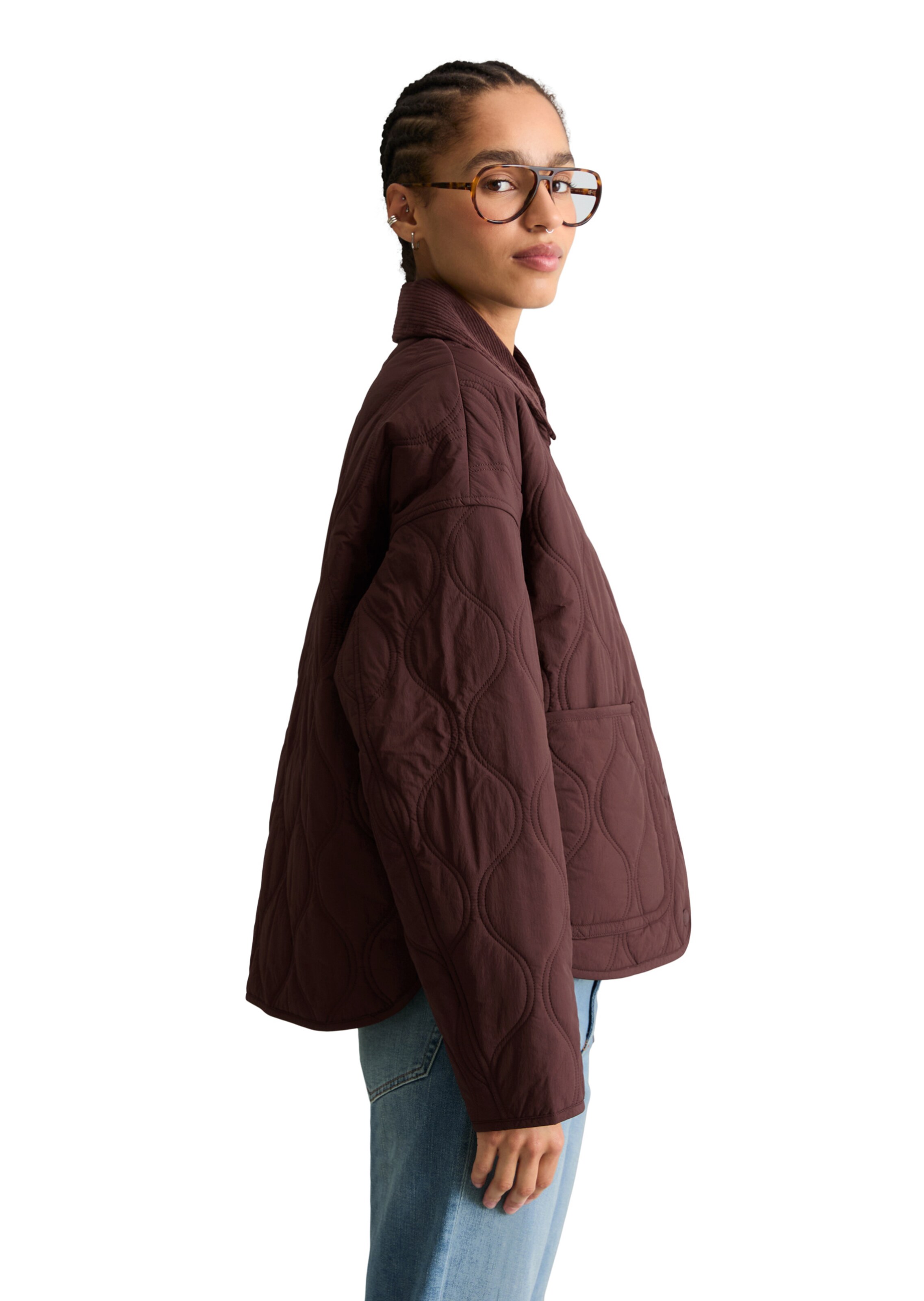 Marc O'Polo DENIM Between-season jacket in Brown