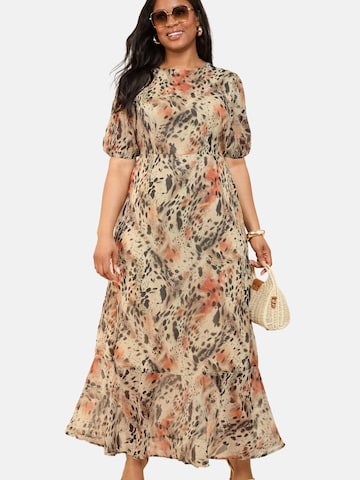 Friends Like These Šaty – hnědá: přední strana