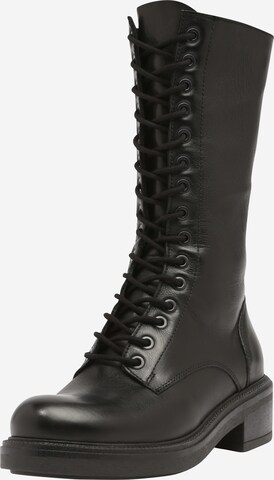 INUOVO Lace-Up Boots in Black: front