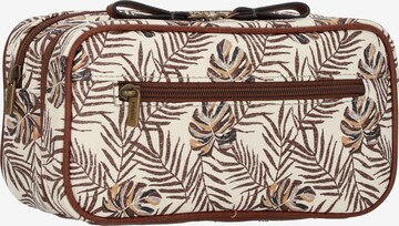 FOSSIL Toiletry Bag 'Gifts' in Beige