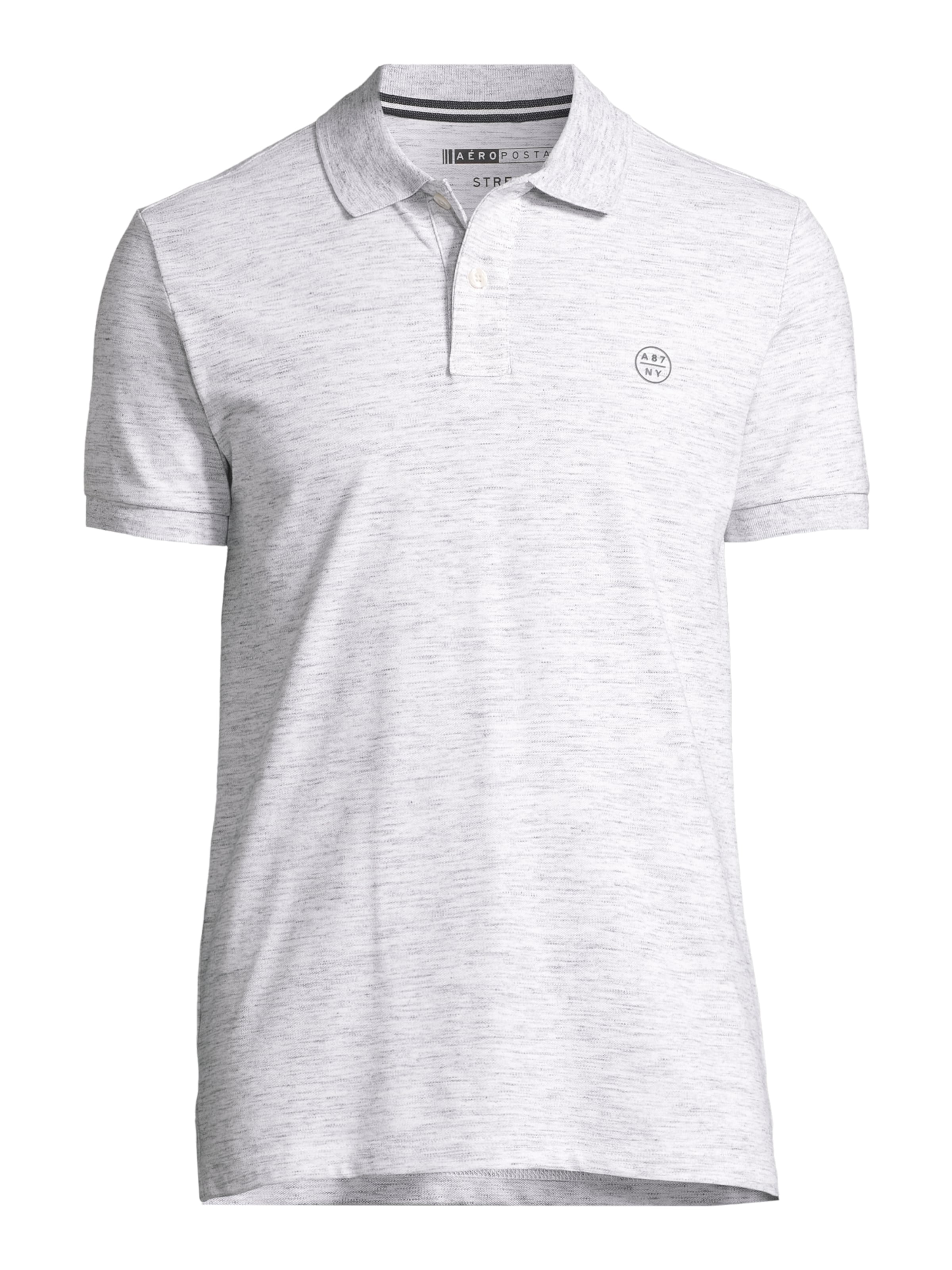 AÉROPOSTALE Тениска в сиво: отпред