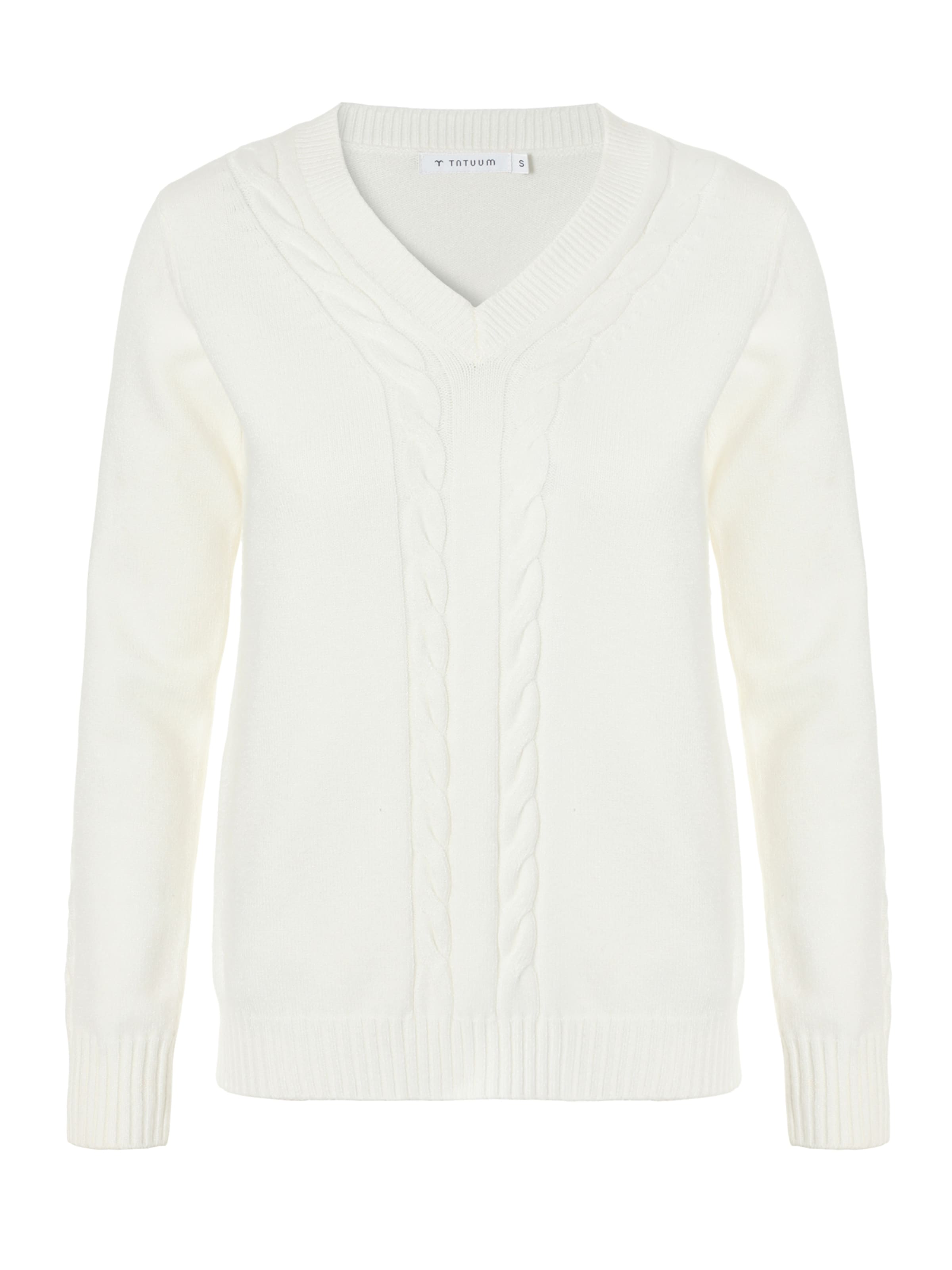 TATUUM Pulover | bela barva: sprednja stran