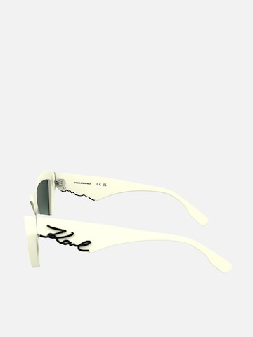 Lunettes de soleil Karl Lagerfeld en blanc