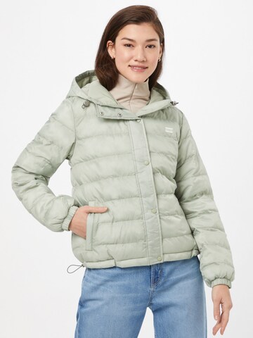 LEVI'S ® Övergångsjacka 'Edie Packable Jacket' i grön: framsida