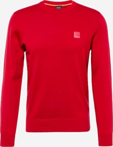 BOSS Orange Sweater 'Kanovano' in Red: front