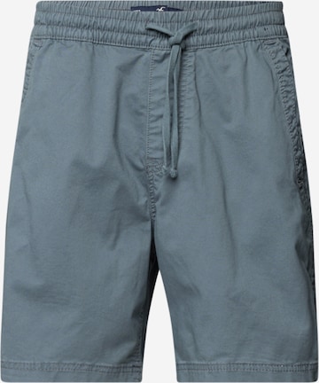 HOLLISTER Regular Broek in Blauw: voorkant