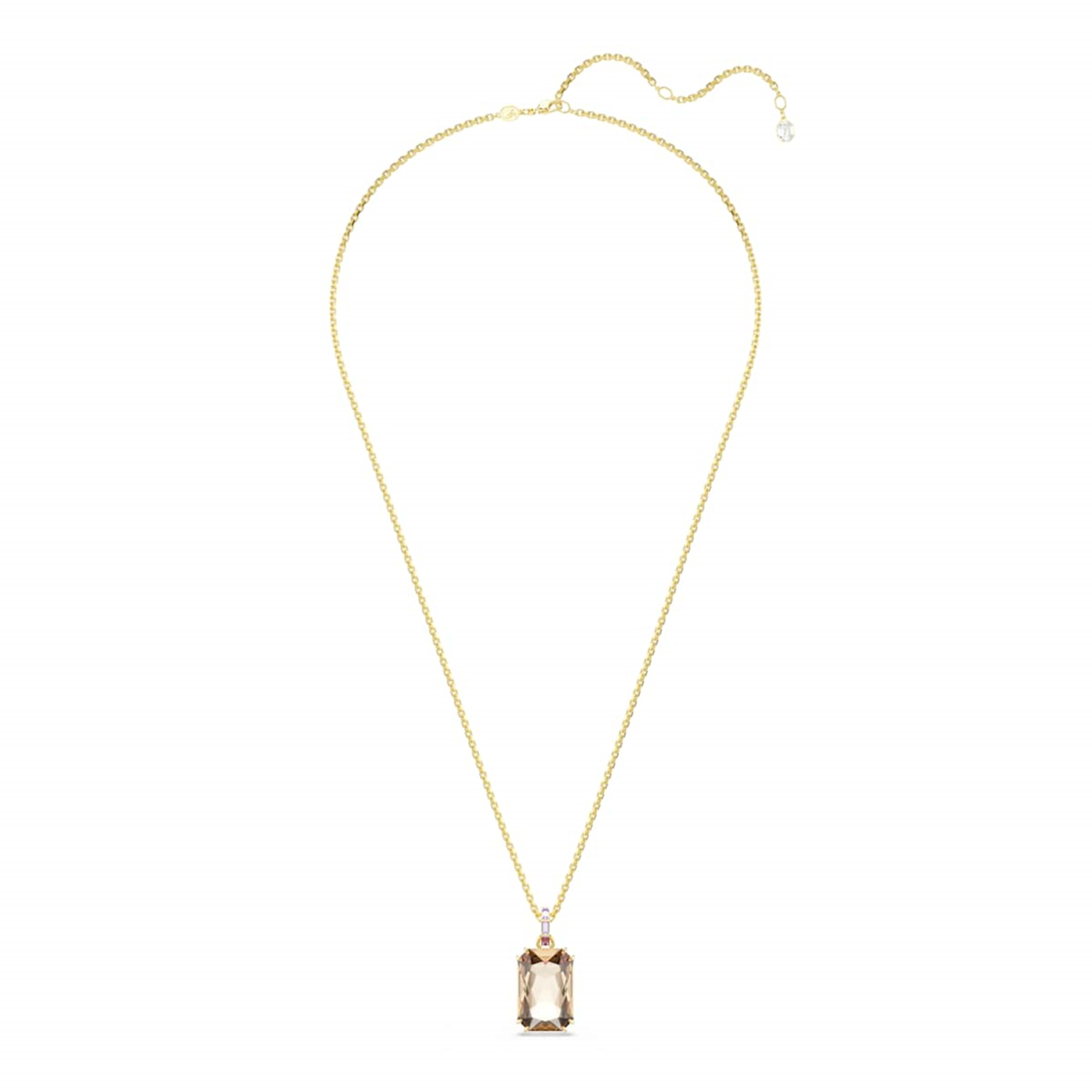 Swarovski Necklace in Gold: front