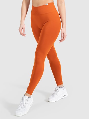Skinny Pantalon de sport 'Amaze Pro' Smilodox en orange