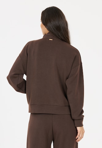 Athlecia Sportief sweatshirt 'Jillnana' in Bruin