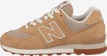 Baskets basses new balance en orange